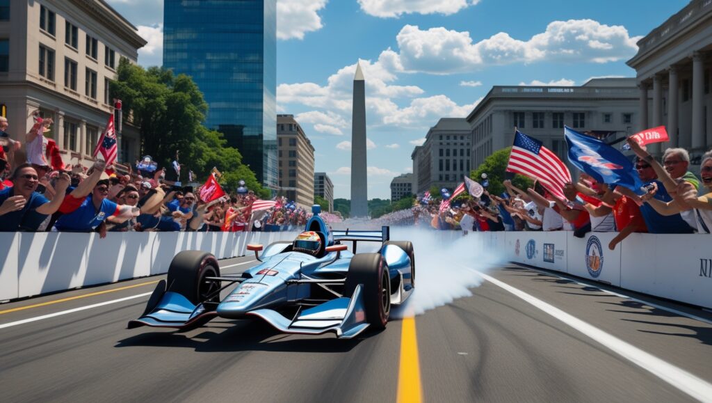 Leonardo_Phoenix_10_A_sleek_IndyCar_with_a_shimmering_metallic_0